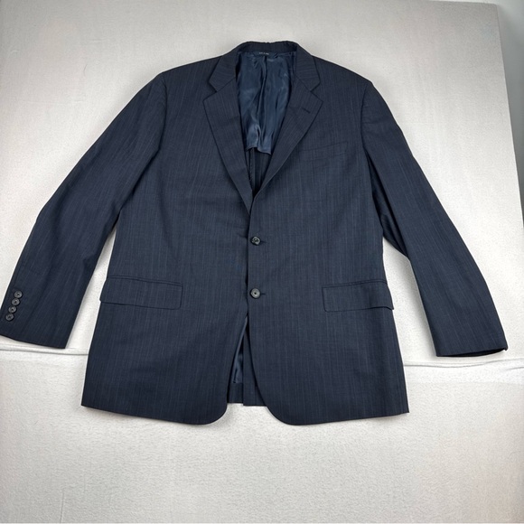Brooks Brothers Madison Brookscool Navy Blue Blazer 46R Wool Blend Office travel